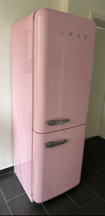 Холодильник Smeg Retro Pink Cadillac. По стану майже новий. 2015р, повністю робо. . фото 4