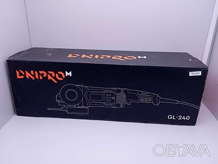 Кутова шліфмашина Dnipro-M GL-240 вважається інструментом для домашнього викорис. . фото 1