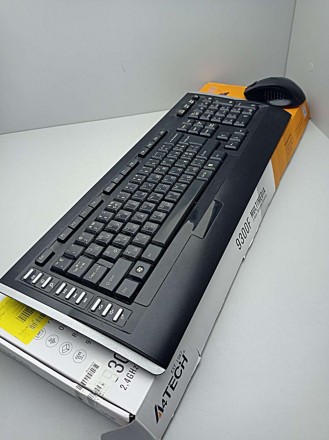 беспроводные клавиатура и мышь, интерфейс USB, для настольного компьютера, класс. . фото 6