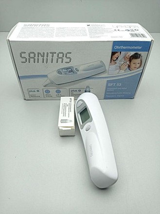 Многофункциональный термометр Sanitas SFT53. Лобный, ушной, для измерения темпер. . фото 5