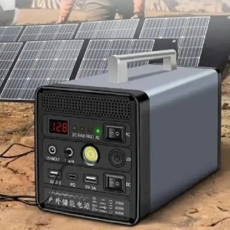 Портативна електростанція 400W 20A 8447 чорна
Зарядна станція 400W 20A 8447 - це. . фото 8