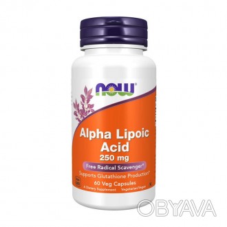 Alpha Lipoic Acid 250 mg (60 caps) - натуральный антиоксидант от производителя и. . фото 1