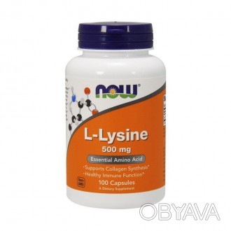  L-Lysine 500 mg (100 капсул) производства США Описание товара L-Lysine 500 mg -. . фото 1