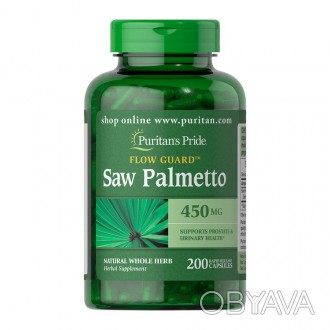 Saw Palmetto 450 мг (200 капсул)Ищете эффективный и безопасный способ заботы о з. . фото 1