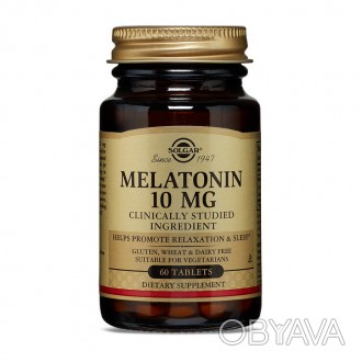 Мелатонин 10 мг (60 таблеток) от США: средство для поддержания здорового сна и у. . фото 1