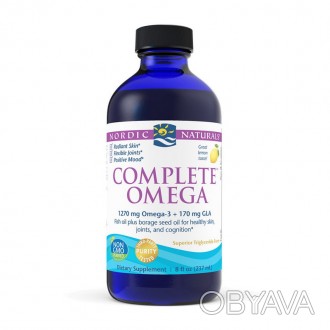 Complete Omega (237 ml, лимон) – мощный источник незаменимых жирных кислот для в. . фото 1