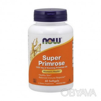 Super Primrose 1300 мг масла примулы вечерней (60 капсул)Преимущества продукта:
. . фото 1