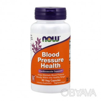 Blood Pressure Health (90 veg caps) - натуральный препарат для понижения давлени. . фото 1