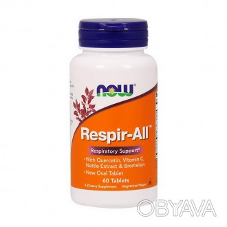 Respir-All (60 tab) - натуральный комплекс для здоровья легких и дыхательной сис. . фото 1