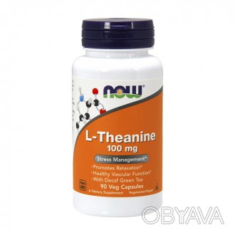 L-Theanine 100 мг (90 veg капсул)Описание товараL-Theanine 100 мг (90 veg капсул. . фото 1