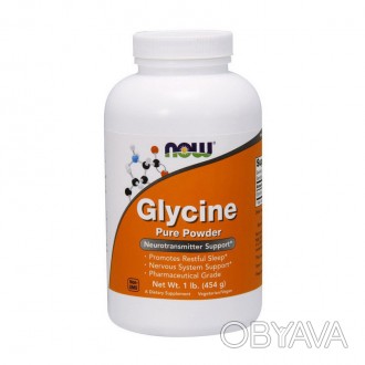  Сертифицированный Glycine Pure Powder (454 g) от производителя из США Glycine P. . фото 1