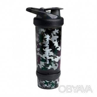 SmartShake Revive (750 ml, camo black) – здоровый, удобный и стильный бутылочка . . фото 1