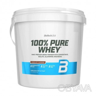 Протеин 100% Pure Whey (4 кг, шоколадный лёд) - высококачественный продукт для л. . фото 1