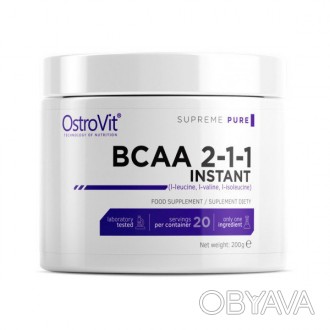 BCAA 2-1-1 Instant (200 g, pure) из ПольшиКлючевые характеристики:
BCAA 2-1-1 In. . фото 1