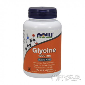 Glycine 1000 mg (100 cap) от производителя из СШАОписание товара Glycine 1000mgП. . фото 1