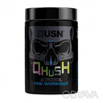 Qhush Black Pre-workout (220 g, berry blaze) из Англии - энергетический и вкусны. . фото 1
