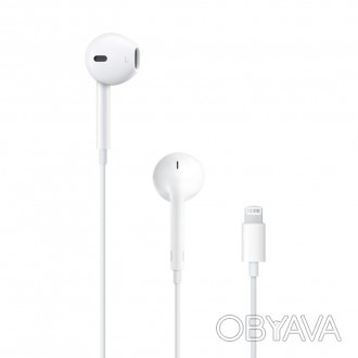 Apple EarPods з пультом дистанційного керування та мікрофоном розроблені для мак. . фото 1