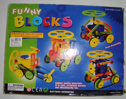 Конструктор игрушечных машин и механизмов Fanny Blocks - комплектация полная, но. . фото 8