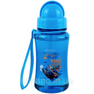 Бутылочка для воды Kite. Предназначена для воды и других напитков. Объем: 350 мл. . фото 2