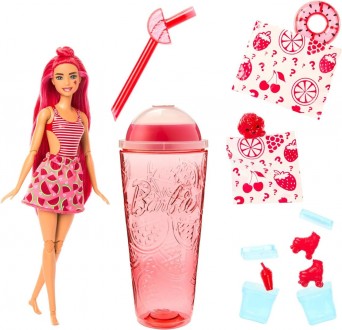З 8 сюрпризами в одній упаковці ляльки Barbie Pop Reveal Fruit Series забезпечую. . фото 3
