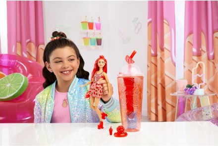 З 8 сюрпризами в одній упаковці ляльки Barbie Pop Reveal Fruit Series забезпечую. . фото 7