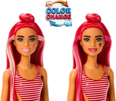 З 8 сюрпризами в одній упаковці ляльки Barbie Pop Reveal Fruit Series забезпечую. . фото 8