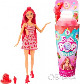 З 8 сюрпризами в одній упаковці ляльки Barbie Pop Reveal Fruit Series забезпечую. . фото 1