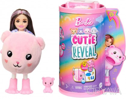 
З 6 сюрпризами в 1 упаковці ляльки Barbie Cutie Reveal Chelsea подарують наймил. . фото 1