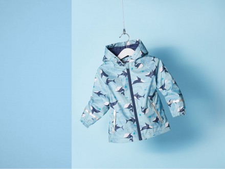 Куртка-дождевик на флисовой подкладке от бренда Lupilu (Германия). Застегивается. . фото 6