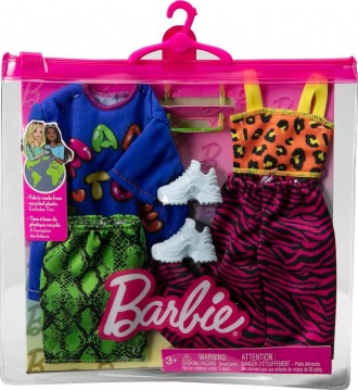 
	
	
Ці модні набори Барбі пропонують подвійну модну розвагу з ляльковим одягом . . фото 3
