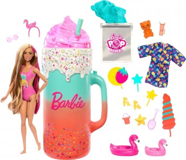 
З понад 15 сюрпризами в одному солодкому подарунковому наборі лялька Barbie Pop. . фото 2