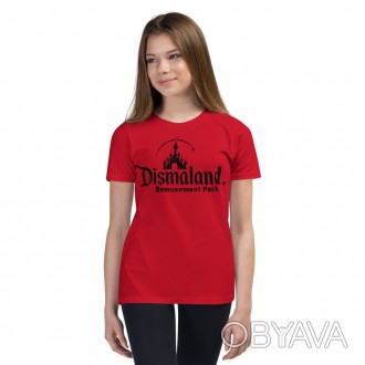Бавовняна футболка з логотипом Dismaland - тимчасовий арт-проект, організований . . фото 1