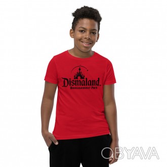 Хлопковая футболка с логотипом Dismaland - временный арт-проект, организованный . . фото 1