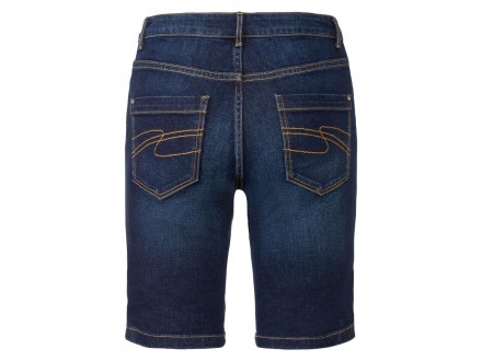 Жіночі джинсові шорти-бермуди від марки Esmara. З кишенями спереду та ззаду. Зас. . фото 5