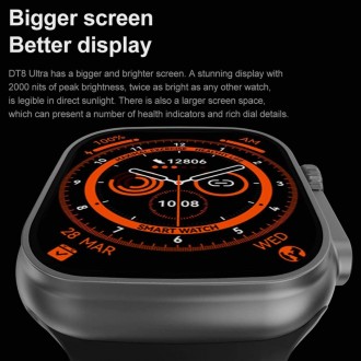  Iwo Ultra Watch 8 має діагональ екрану 49 мм та виготовляється з якісних матері. . фото 4