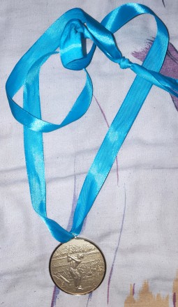 Спортивная, сувенирная медаль Гольф, металл, диаметр-5см. . фото 4