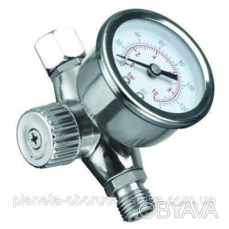 Регулятор тиску повітря для фарбопульта ITALCO FR5
 
Особливості:
манометр для в. . фото 1