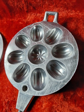 Vintage Soviet waffle iron USSR Nuts Flower Cakes Bears форма разъёмная для выпе. . фото 7