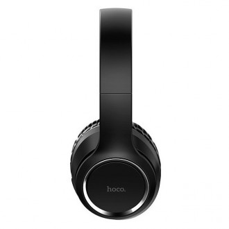 Навушники бездротові накладні Bluetooth HOCO Journey Hi-Res W28 чорні
Бездротові. . фото 3