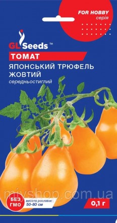 Томат високорослий сердньостиглий Японський трюфель жовтий 0,1гр Glseeds. Лубны. фото 1 Томат високорослий сердньостиглий Японський трюфель жовтий 0,1гр Glseeds. Лубны. фото 1