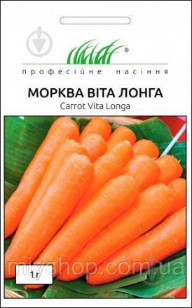 Морква пізня Віта Лонга 1 гр Професійне насіння Нидерланды. Лубны. фото 1 Морква пізня Віта Лонга 1 гр Професійне насіння Нидерланды. Лубны. фото 1