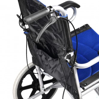Инвалидная коляска Supretto с ручными тормозами складная имеет продуманный, прос. . фото 5