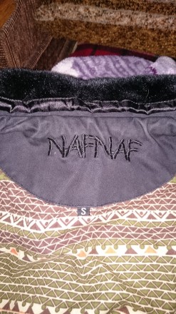 Куртка Naf - Naf женская демисезонная. Размер 42 - 44 (S), цвет чёрный. Силуэт п. . фото 8