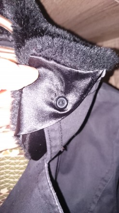 Куртка Naf - Naf женская демисезонная. Размер 42 - 44 (S), цвет чёрный. Силуэт п. . фото 10