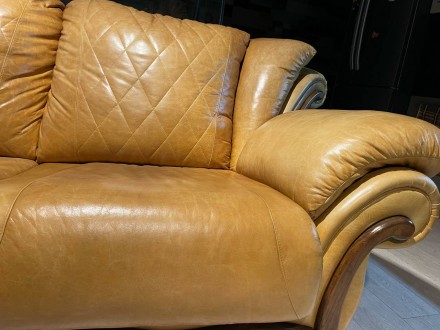Ціна за один прямий шкіряний диван на 3 посадочних місця.
Прочитайте,будь-ласка. . фото 10