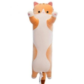 Мягкая игрушка кот батон 110 см

Этот длинный Кот Батон просто создан для обни. . фото 8