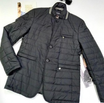 Мужская легкая куртка- пиджак  Otum , c мягкой плащевой ткани  на синтепоне  , ч. . фото 7