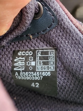 Кросівки ECCO орігінал, розмір 42. Купувалися новими, дитина відносила один сезо. . фото 9