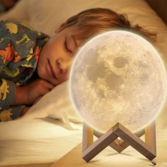 Характеристика: Нічник Місяць Moon lamp 18 см
Тип: нічник-світильник;
Виконаний . . фото 3