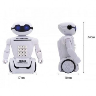 Робот-копилка, это одновременно и игрушка и копилка и светильник, и сейф с кодов. . фото 13